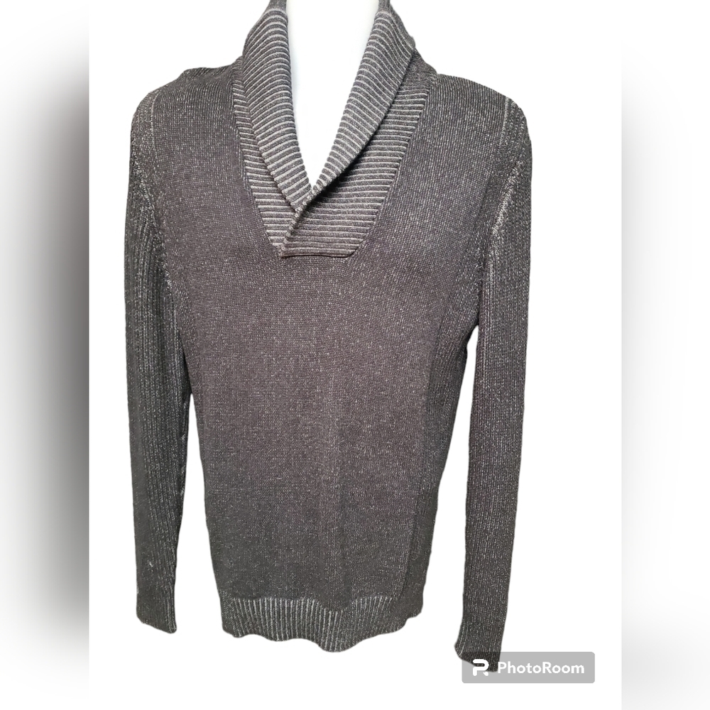 NWT American Rag men's sweater gray cowl neck pullover cotton size M